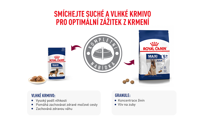 ROYAL CANIN Maxi adult 5+ granule pro dospělé stárnoucí velké psy