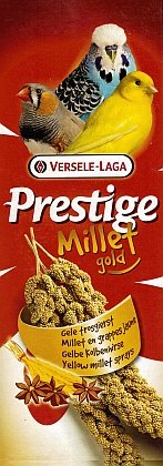 Prestige Vogelfutter - Gelbe Hirse In Rispenform (Milletsprays), Für Ziervögel