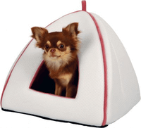 Trixie Kuschelhöhle Diamond anthrazit/weiß für Hunde