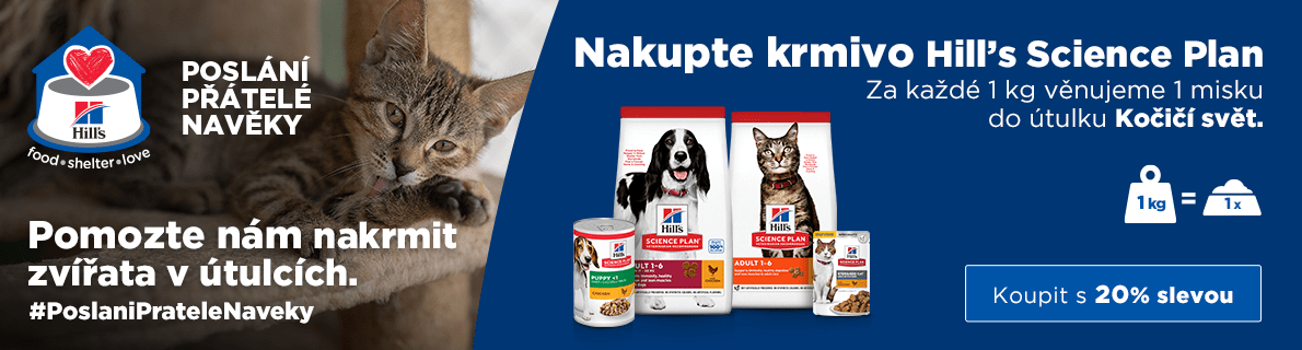 Akce HILL'S - Sleva 20% na vybrané produkty