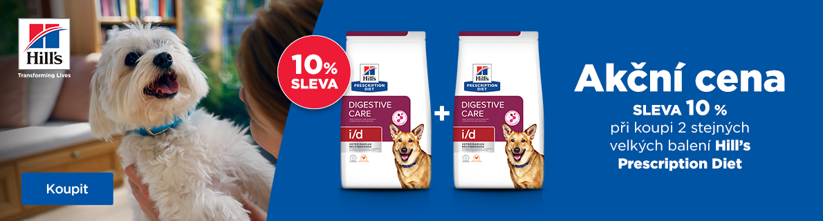Akce HILL'S sleva 10 % při koupi 2 velkých pytlů