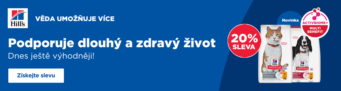 Akce HILL'S -20% na veterinární krmivo pro psy a kočky