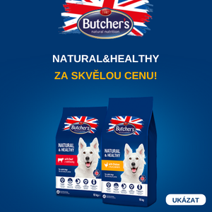BUTCHER'S akce -15% na granule pro psy Natural&Healthy