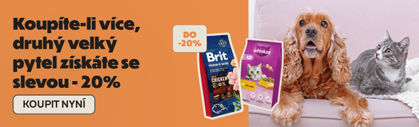 druhý pytel granulí o 20 % levněji