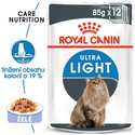 ROYAL CANIN Ultra Light Jelly 85g x 12 kapsička pro kočky s nadváhou v želé