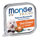 MONGE Dog Fresh paštika & kousky s krůtou 100 g