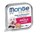 MONGE Dog Fresh Paštika a kousky s vepřovým 100g