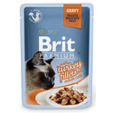 BRIT Premium Cat Fillets in Gravy Turkey 24 x 85g