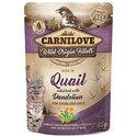 CARNILOVE Cat Pouch Quail & Dandelion sterilized 24 x 85g