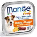 MONGE Fruit Dog Paštika Kachna a pomeranč 100g