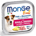 MONGE Fruit Dog Paštika vepřové a ananas 100g