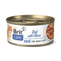 BRIT Care Cat Paté Beef & Olives 24 x 70g