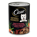 CESAR konzervy bohaté na hovězí maso s mrkví, fazolemi a bylinkami 24 x 400g