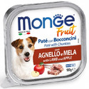 MONGE Fruit Dog Paštika Jehněčí s jablkem 100g