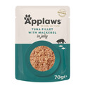 APPLAWS Cat Pouch Tuna with Mackerel in Jelly Filet 70 g