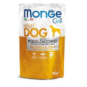 MONGE Dog Grill kuře s krůtím 100g