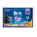 BRIT Cat Pouches Fish Plate  4x100g