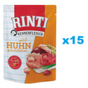 RINTI Kennerfleisch Chicken Kurczak saszetka 15 x 400 g