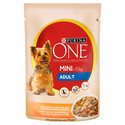 ONE Mini Adult kurczak, marchewka w sosie 20 x 100 g dla psów ras małych