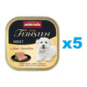 ANIMONDA Vom Feinsten Menue zestaw z wołowiną i ziemniakami 5 x 150 g