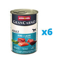 GranCarno zestaw z wołowiną, łososiem i szpinakiem 6 x 400 g