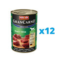 GranCarno zestaw z wołowiną i dziczyzną 12 x 400 g