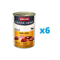 GranCarno zestaw z wołowiną i indykiem 6 x 400 g