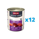 GranCarno zestaw z wołowiną i jagnięciną 12 x 400 g