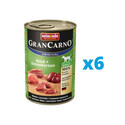 GranCarno zestaw z wołowiną i kaczymi sercami 6 x 400 g