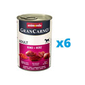 GranCarno zestaw z wołowiną i sercami 6 x 400 g