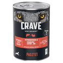 CRAVE 400g konzerva - paštika z lososa a krůty (bezobilné, kompletní mokré krmivo pro dospělé psy)