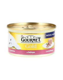 GOURMET Gold mus pro kočky s hovězím 85 g