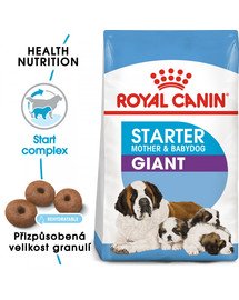 ROYAL CANIN Giant Starter Mother&Babydog 15 kg granule pro březí nebo kojící feny a štěňata