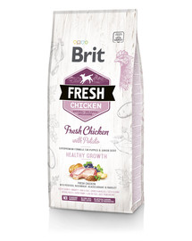 BRIT Fresh Chicken & Potato Puppy Healthy Growth 2,5 kg