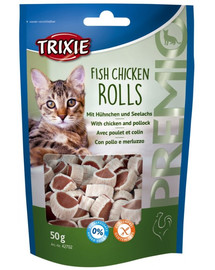 TRIXIE Premio Fish Chicken Rolls kuřecí a treska 50g  42702