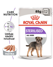 ROYAL CANIN Sterilised Dog Loaf 12x 85g kapsička s paštikou pro kastrované psy