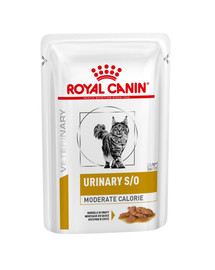 ROYAL CANIN Veterinary Diet Feline Urinary S/O Moderate Calorie 12x85 g