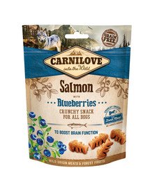 CARNILOVE Dog Crunchy Snack Salmon&Blueberries 200g