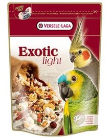 VERSELE-LAGA Exotic Light 750 g směs pro střední a velké papoušky s pufovanými obilkami