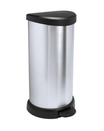 CURVER Odpadkový koš DECO BIN 40l stříbrný
