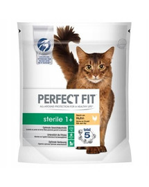 PERFECT FIT (Sterile 1+) 4,5kg Bohatý na hovězí maso - krmivo pro kastrované kočky