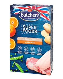 BUTCHER'S Dog Superfoods GF Kachna & pomeranč 320g