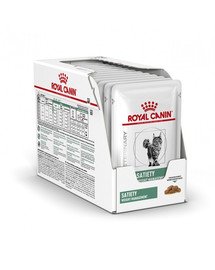 ROYAL CANIN Veterinary Health Nutrition Cat Satiety Pouch 12x 85g