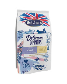 BUTCHER'S Delicious Dinners Cat dry Lamb 2kg