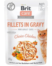 BRIT Care Cat Fillets in Gravy Choice Chicken 85 g