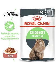 ROYAL CANIN Digest SENSITIVE v omáčce 85 g x 12