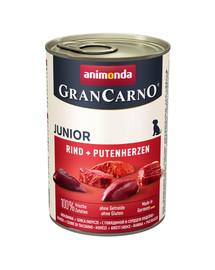ANIMONDA Gran Carno Junior hovězí & krůtí srdce 800 g
