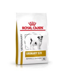 ROYAL CANIN Dog urinary S/O small 8 kg + konzervy Dog Urinary 12 x 200g