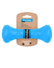 PULLER PitchDog Game barbell blue  7 x 19 cm hračka pro psy