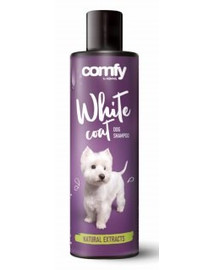 COMFY White Coat Dog Šampon pro světlosrsté psy 250 ml